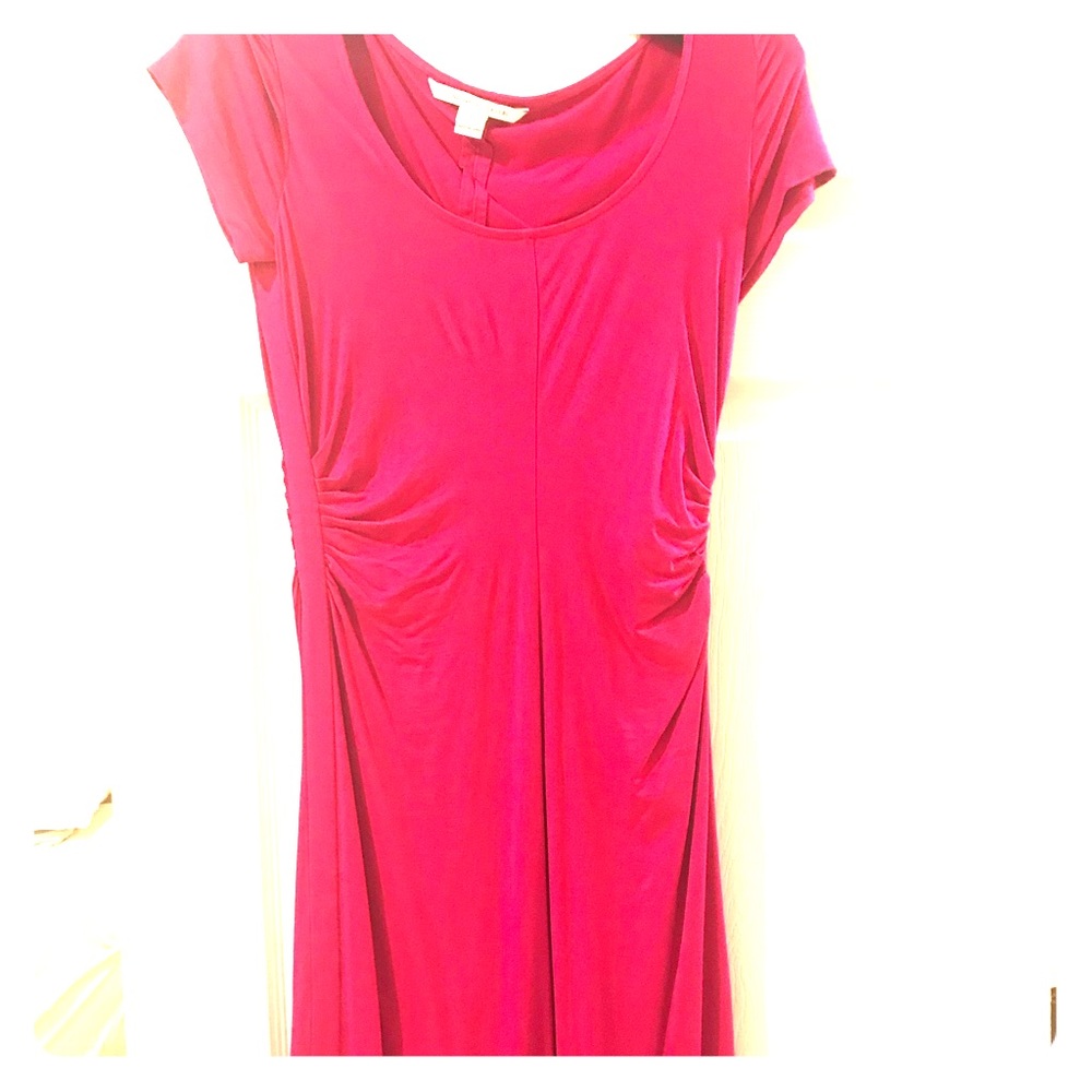 Diane Von Furstenberg Fushia stretchy Dress.